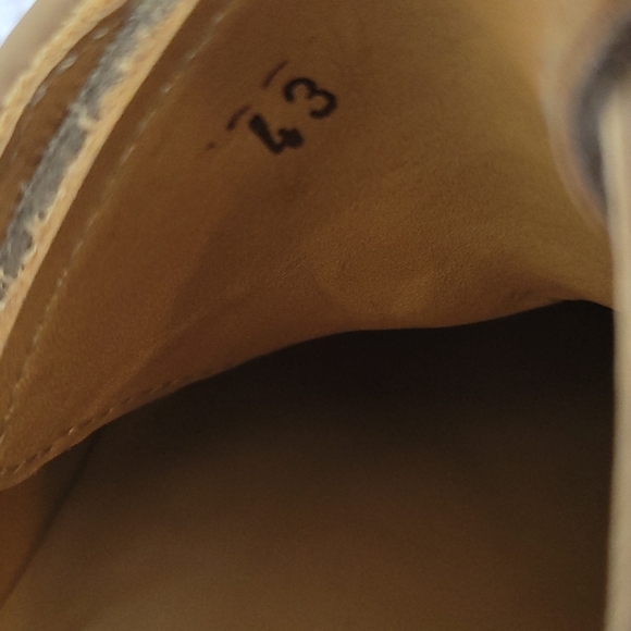 Bobbies Suede Derby Shoes in Light Gray Size 43 - Picture 5 of 5